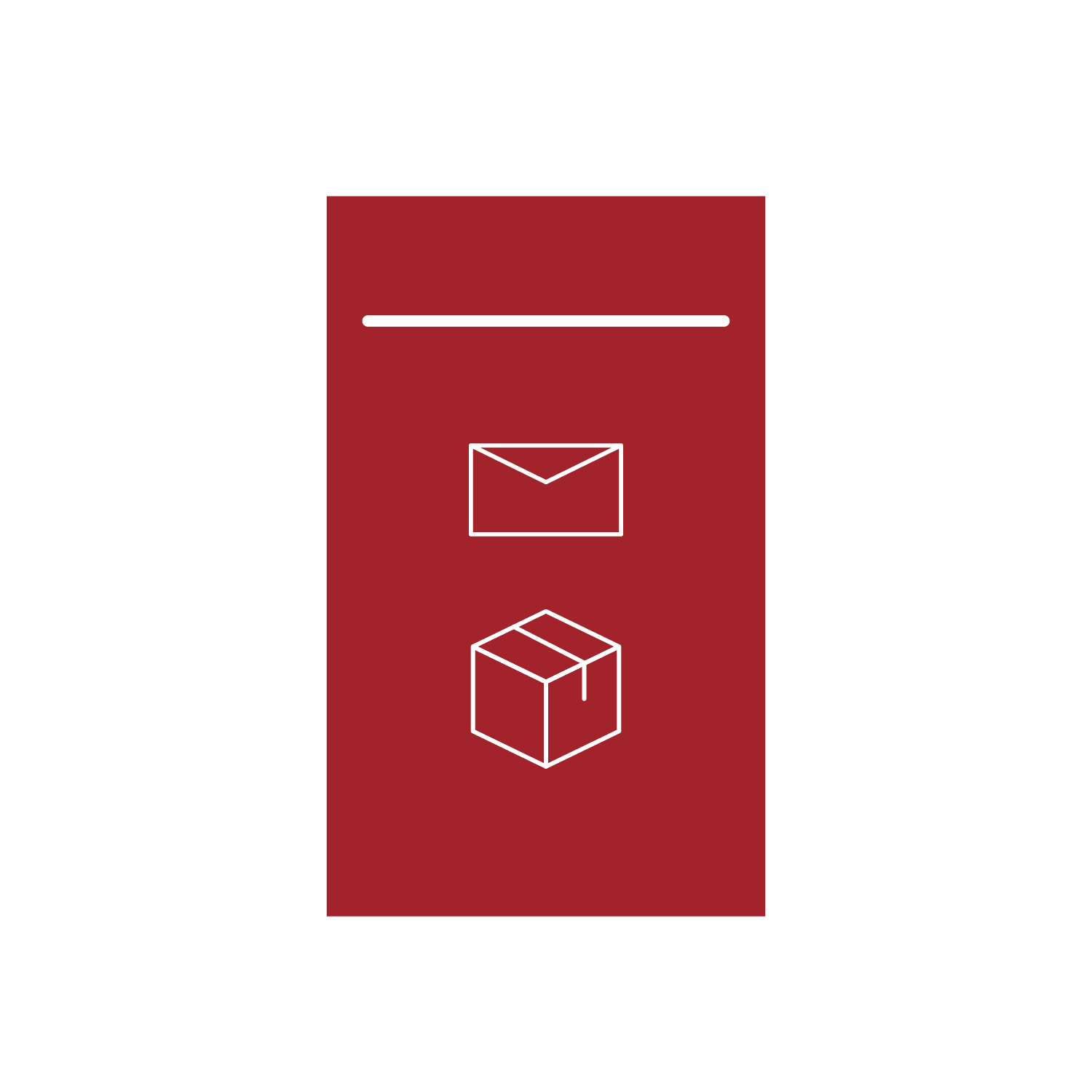  Pakketbox met brievengleuf