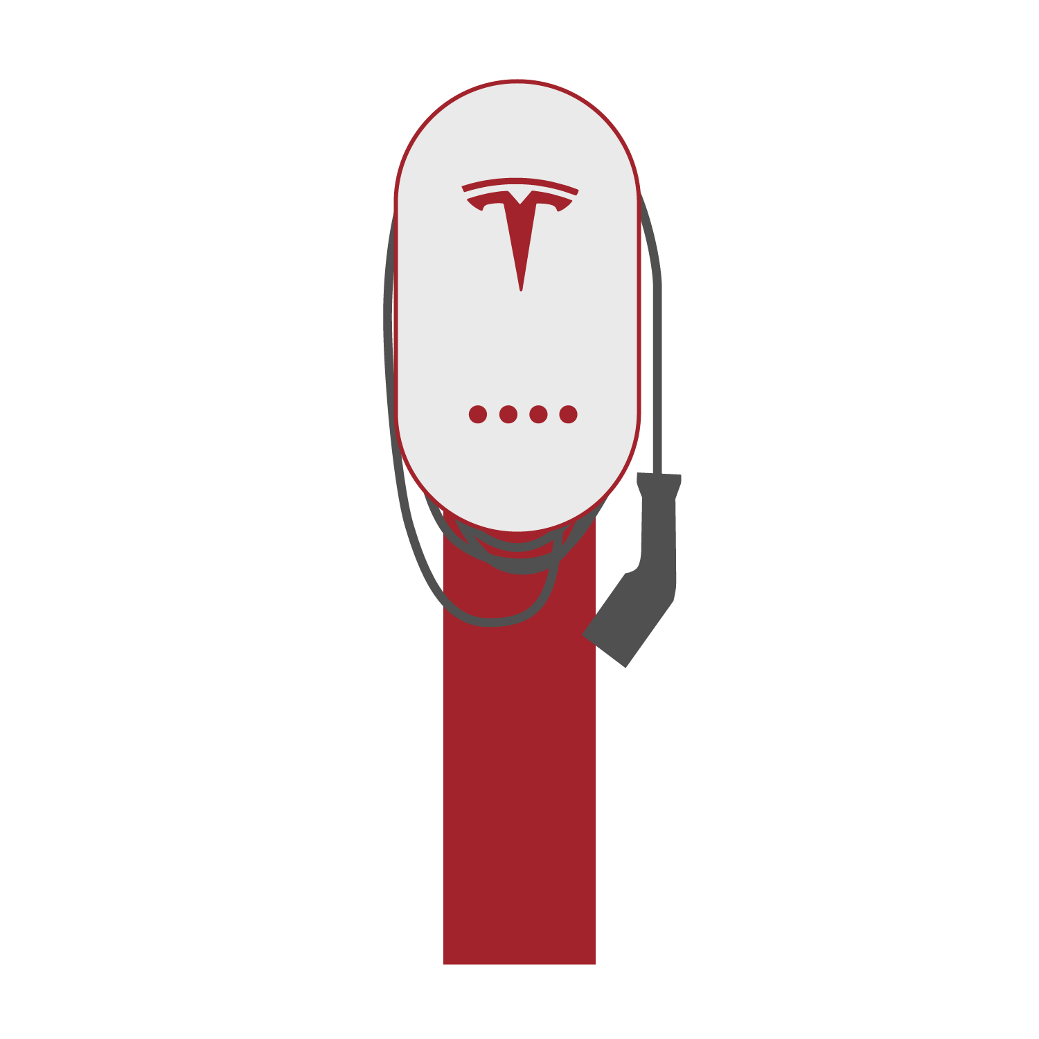  Wallbox-Standvoet VoltStand Tesla