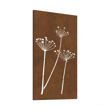 Cortenstaal paneel naturel
