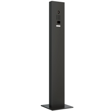 Intercomsysteem met standaard inclusief bodemplaat Smart Doorbird D1101V  in grafiet zwert