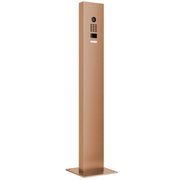Intercomsysteem met standaard inclusief bodemplaat Smart Doorbird D1101V  in Bronzen uitstraling