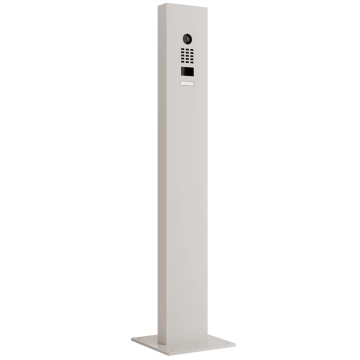 Intercomsysteem met standaard inclusief bodemplaat Smart Doorbird D1101V  in wit