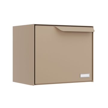 Brievenbus met Pakketvak Amsterdam in beige