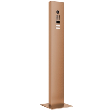 Intercomsysteem met standaard inclusief bodemplaat Smart for Two Doorbird D1102V  in Bronzen uitstra