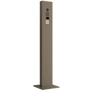 Intercomsysteem met standaard inclusief bodemplaat Smart for Two Doorbird D1102V  in beigegrijs