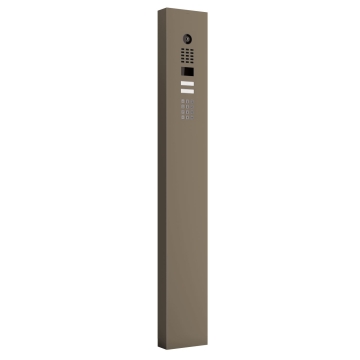 Intercomsysteem met standaard en Keypad module Smart for Two Doorbird D1102KV  in beigegrijs