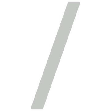 Zelf -adhesive huisnummer "slash" - 40 mm lichtgrijs
