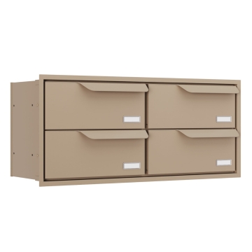 Inbouwbrievenbus Eindhoven for Four in Beige