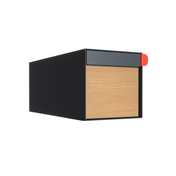 Brievenbus model Americano Anthracite met HPL-front | Muur
