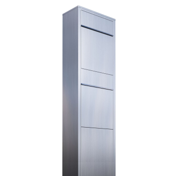 Brievenbus unit Big Box for Two in RVS