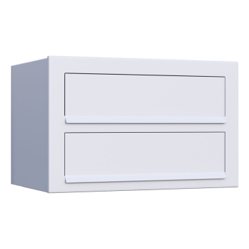 Postkastsysteem Cube voor twee Wit