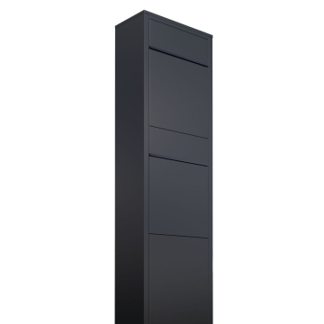 Brievenbus unit Big Box for Two in Zwart