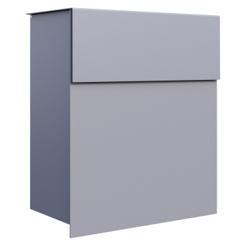 Brievenbus Alto in Grijs metallic