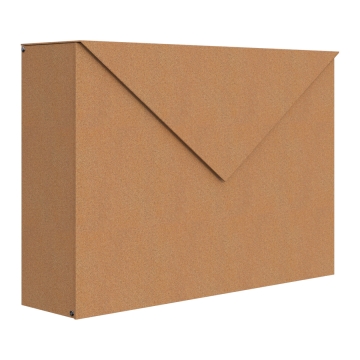 Brievenbus Letter Okerbruin