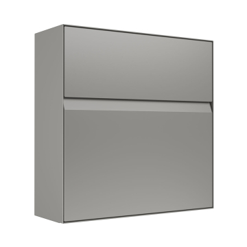Brievenbus Valencia in Grijs metallic