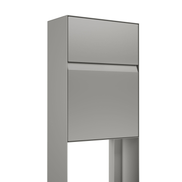 Vrijstaande brievenbus Leon in Grijs Metallic