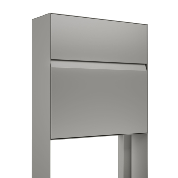 Vrijstaande brievenbus Valencia in Grijs Metallic