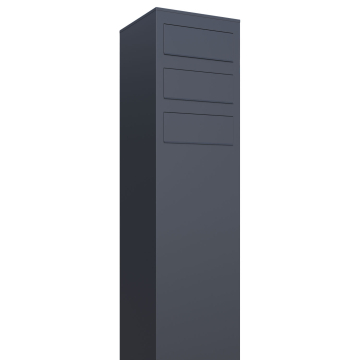 Brievenbus unit Monolith for Three in Antraciet