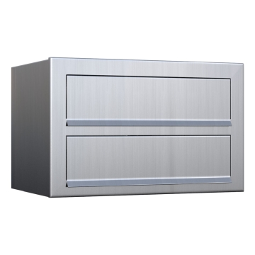 Postkastsysteem Cube voor twee RVS