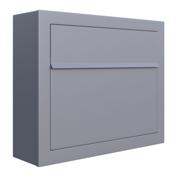 Brievenbus Elegance in Grijs metallic