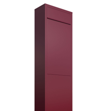 Vrijstaande brievenbus Big Box in Rood
