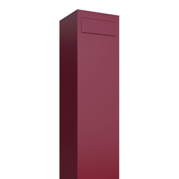 Vrijstaande brievenbus Monolith in Rood