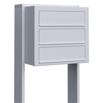 Brievenbus unit Cube for Three in Wit
