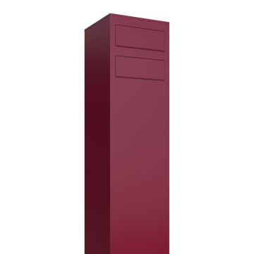 Brievenbus unit Monolith for Two in Rood