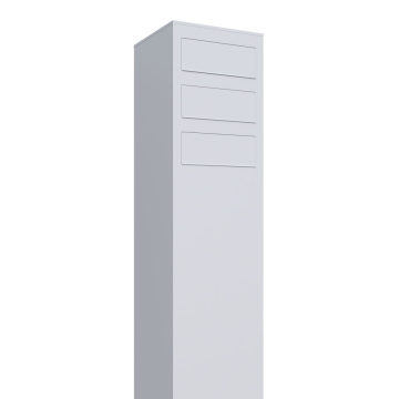 Brievenbus unit Monolith for Three in Wit