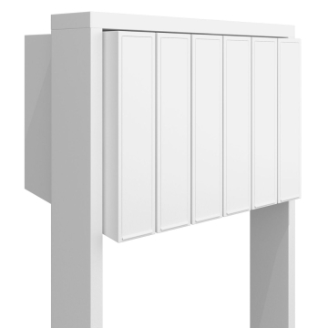 Brievenbus unit Flag for Six in Wit