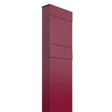 Brievenbus unit The Box for Two in Rood