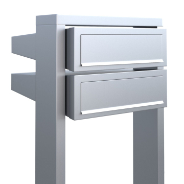 Brievenbus unit Stairs for Two in RVS