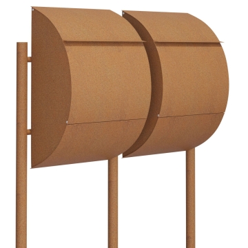 Postkastsysteem Jumbo voor twee Okerbruin
