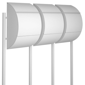 Postkastsysteem Jumbo voor drie Wit
