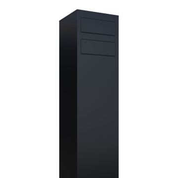 Brievenbus unit Monolith for Two in Zwart
