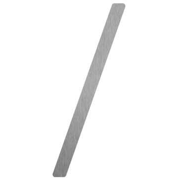 Teken Slash Modern '' '/' ' - 245 mm gemaakt van Okerbruin staal