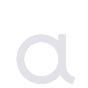 Modern huisnummer  "a" - 200 mm in wit