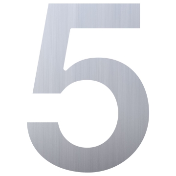 huisnummer ''5'' RVS