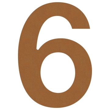 huisnummer ''6'' Okerbruin