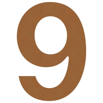 huisnummer ''9'' Okerbruin