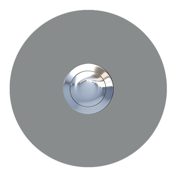 Deurbel rond Grijs Mettallic