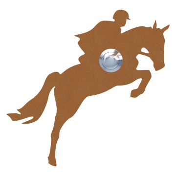 Deurbel Springpaard Okerbruin