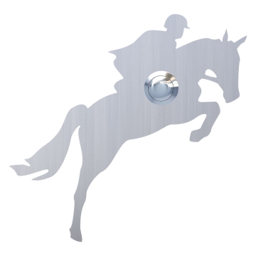 Deurbel Springpaard RVS
