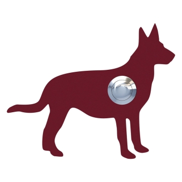 Deurbel Hond ''Emma'' Rood