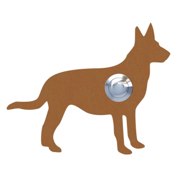 Deurbel Hond ''Emma'' Okerbruin