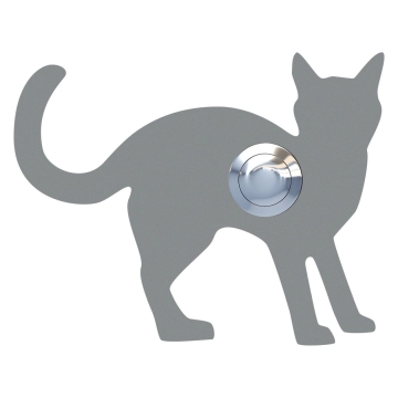Deurbel Kat ''Leo'' Grijs Mettallic