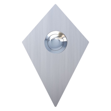 Deurbel diamant RVS