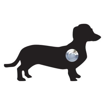 Deurbel Hond ''Charly'' Zwart