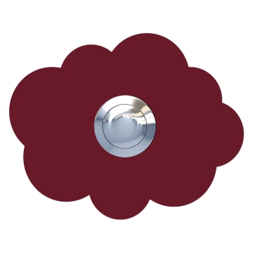 Deurbel wolk Rood