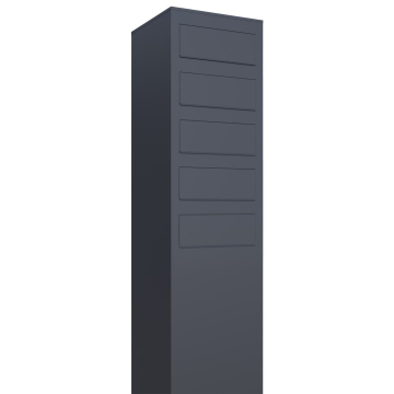 Brievenbus unit Monolith for Five in Antraciet